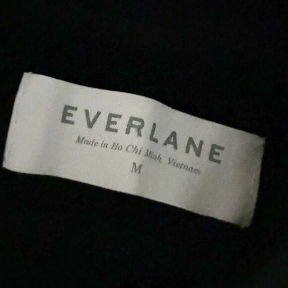 EVERLANE | Black High Neck Sleeveless Ponte Bodycon Maxi Dress | Size Medium - Picture 9 of 10